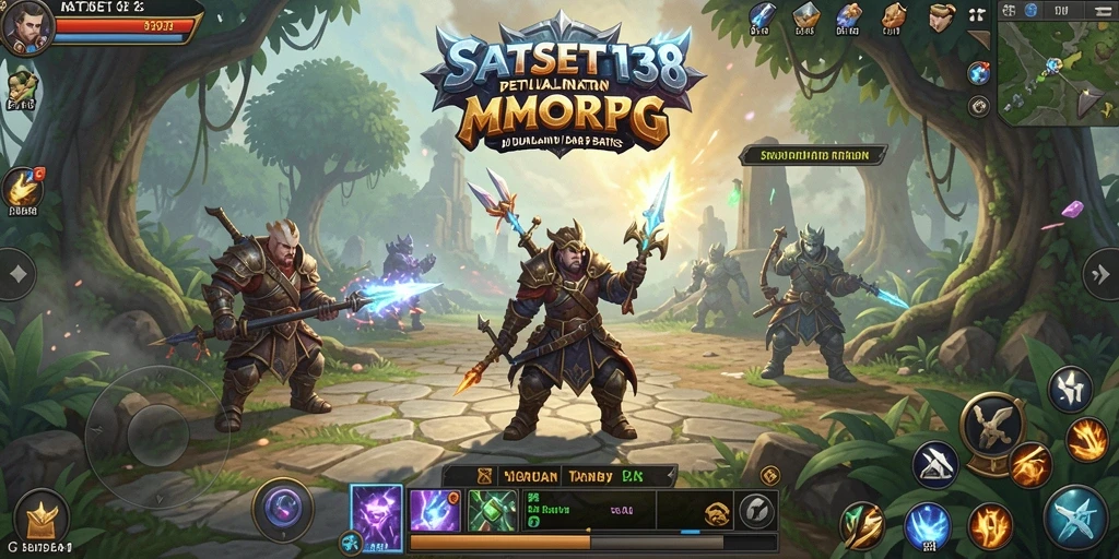 Tampilan gameplay SATSET138 yang menarik di dunia MMORPG.