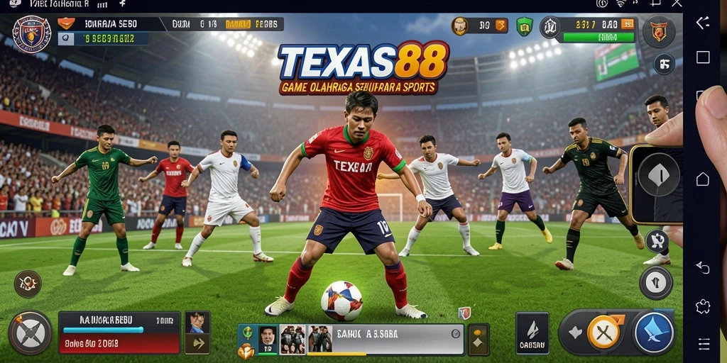 Tampilan utama TEXAS88 dengan aksi olahraga yang mendebarkan.